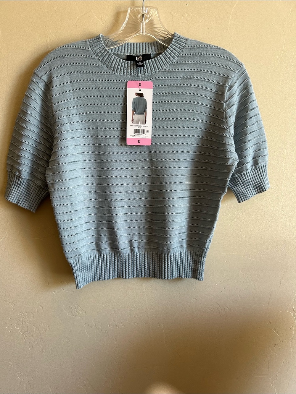 Frye NWT Cotton Short Sleeve Size S Top